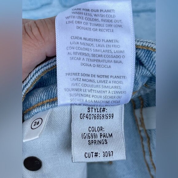 GRLFRND Helena High Rise Cut Off Short size 26 - Picture 12 of 14